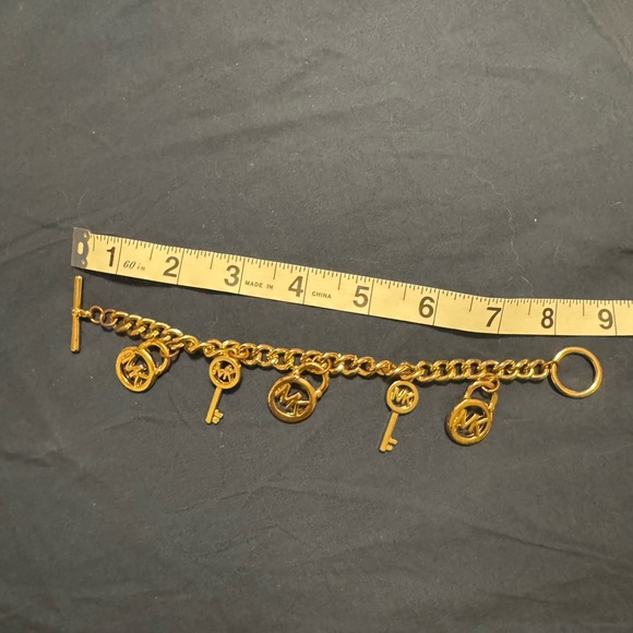 Michael Kors gold tone charm bracelet - Picture 3 of 4